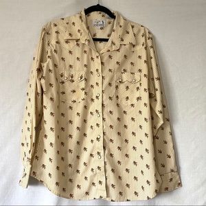 Panhandle Slim Vintage Western Snap Button Down XL